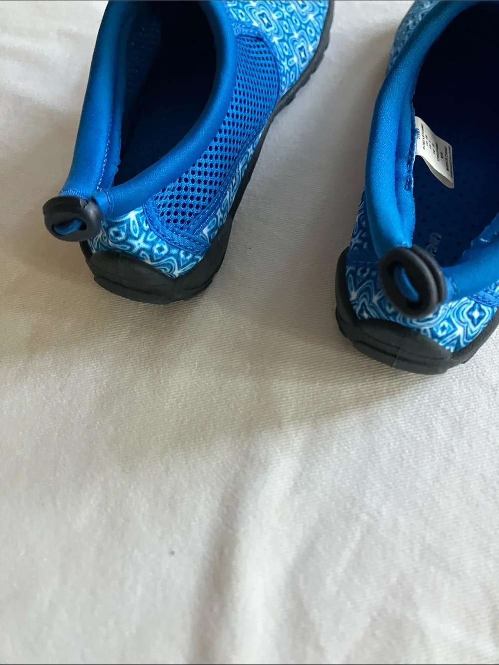 Lands' End Blue Patterned Slip-On Water Shoes
